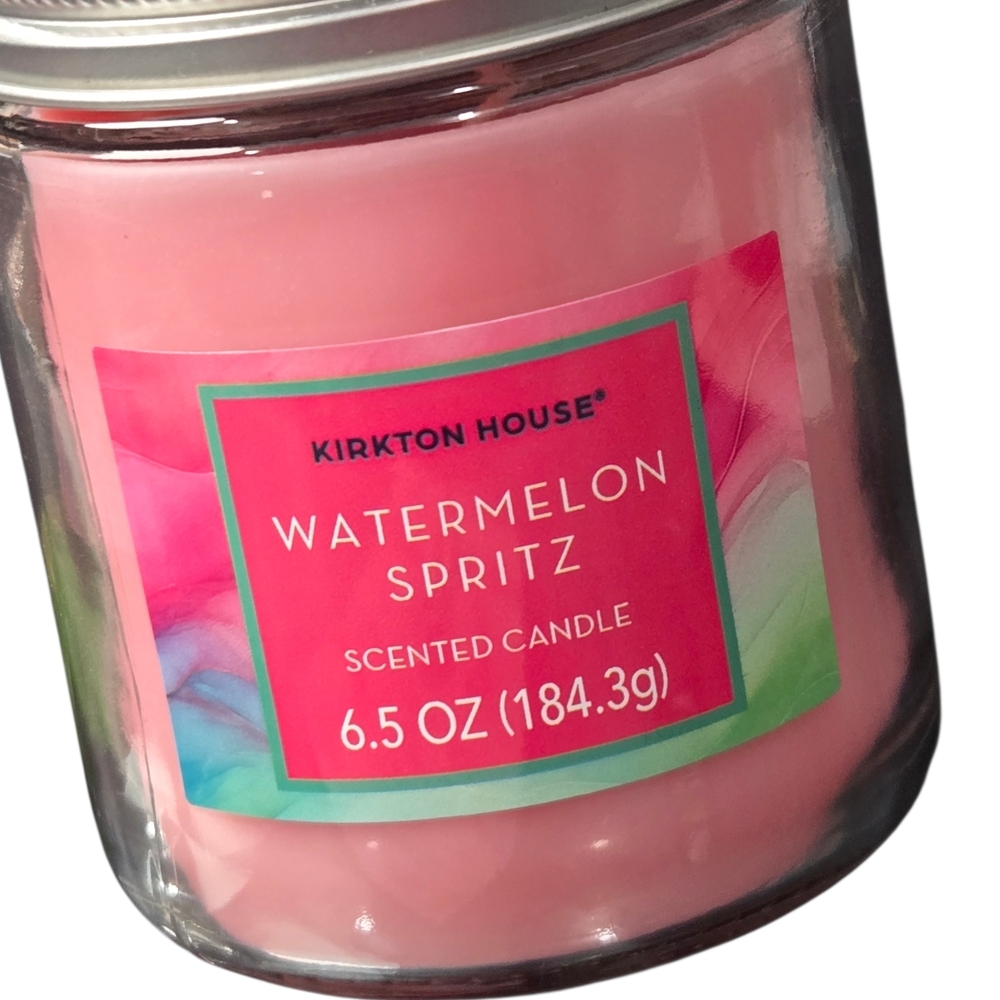 Pink Bundle - Watermelon Spritz Candle & Cute Flamingo Keychain Charm On Card - Picture 2 of 3